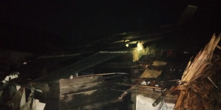 Belasan Rumah di Aceh Timur Diterjang Puting Beliung