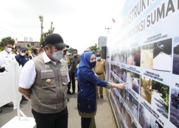 Gubernur Sumatera Selatan Resmikan 46 Infrastruktur
