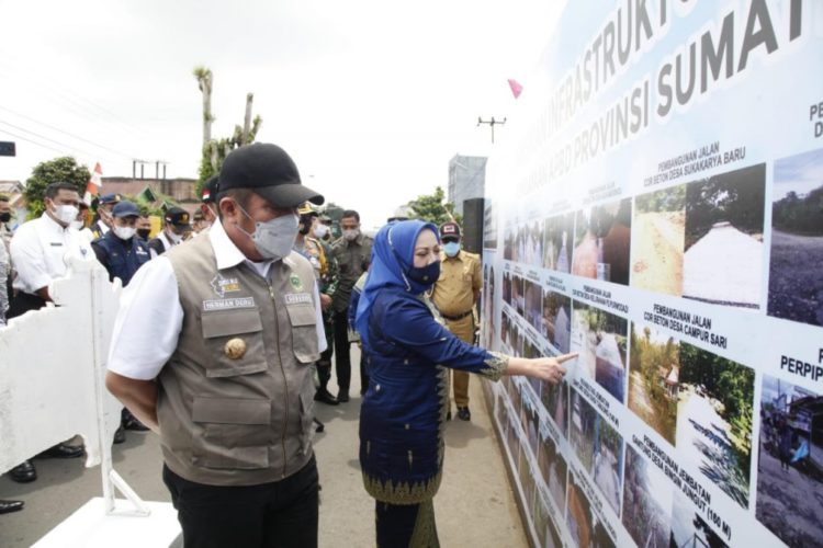 Gubernur Sumatera Selatan Resmikan 46 Infrastruktur