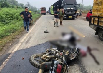 Kecelakaan Motor dan Truk Tewaskan Suami Istri