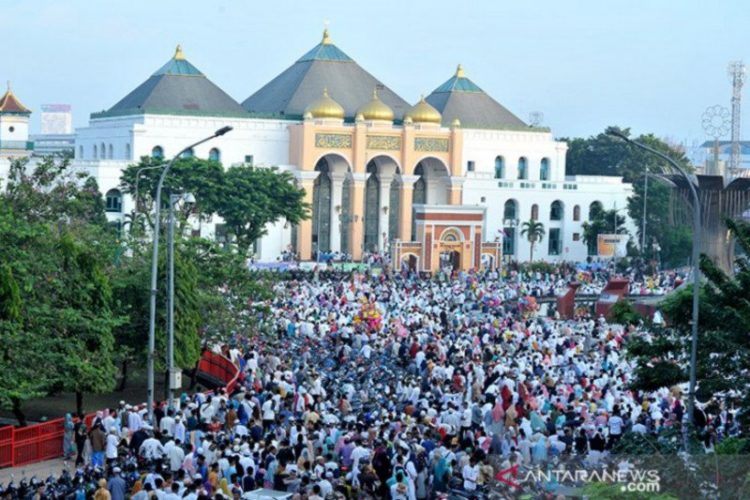 Masjid Agung Palembang Hanya Tampung 1.000 Jemaah Salat Id