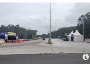 Arus Kendaraan di Tol Terpeka Menurun 42%