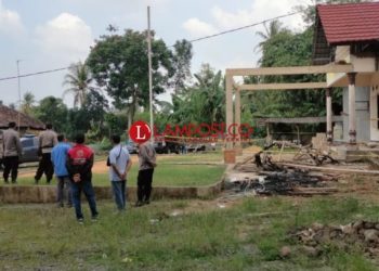 8 Orang Jadi Tersangka Pembakaran Mapolsek Candipuro Lampung