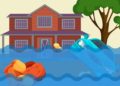 Ratusan Rumah Warga Tergenang Banjir di Medan Berangsur Surut