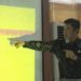 Wakil Bong Ming Ming memimpin rapat strategi pengendalian covid-19 di Kabupaten Bangka Barat. ANTARA/ Donatus Dasapurna