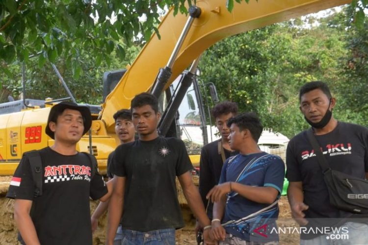 11 Penambang 'Liar' di Merangin Jambi Ditangkap