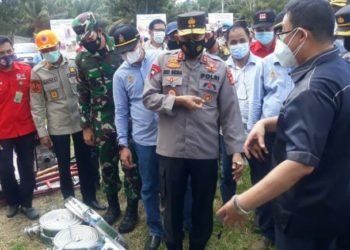 Polres OKI Gelar Apel Antisipasi Karhutla