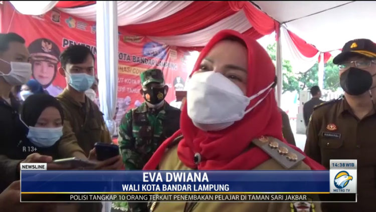 Pemkot Gelar Vaksinasi Massal dalam Rangka HUT Bandar Lampung