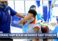 Napi Kekar Bertato Menangis saat Hendak Divaksinasi