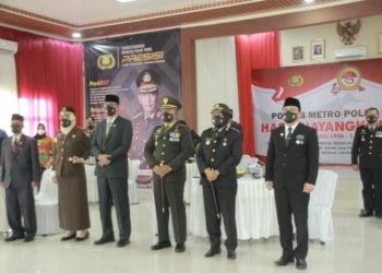 DOK Pribadi. Sumber: https://mediaindonesia.com/nusantara/415879/hut-bhayangkara-ke-75-kapolri-tetapkan-ppkm-mikro-kota-metro-terbaik-se-sumatra