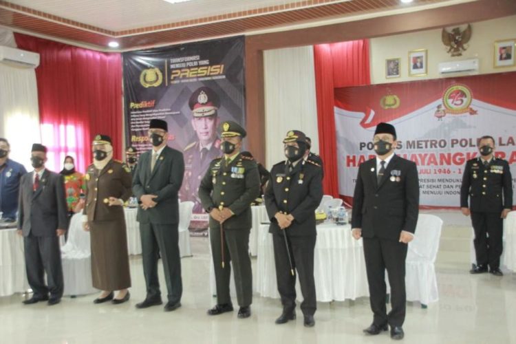 DOK Pribadi. Sumber: https://mediaindonesia.com/nusantara/415879/hut-bhayangkara-ke-75-kapolri-tetapkan-ppkm-mikro-kota-metro-terbaik-se-sumatra