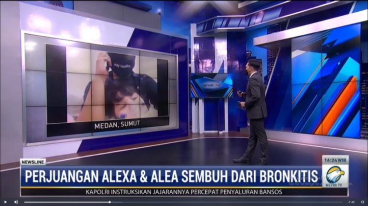 Orang Tua Anak Kembar Sakit Asma Bronkitis di Medan Harapkan Uluran Bantuan