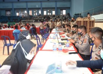 Polda Jambi Gelar Vaksinasi Massal Dosis Kedua
