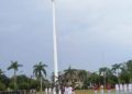 Insiden Tali Bendera Putus Warnai Upacara HUT Ke 76 RI di Babel
