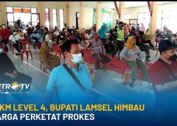 PPKM Level 4, Bupati Lamsel Himbau Warga Perketat Prokes