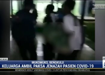 Keluarga Ambil Paksa Jenazah Covid-19 di Bengkulu Naik Motor