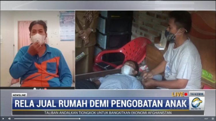 Ayah di Medan Rela Jual Rumah Demi Pengobatan Anaknya