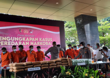 Polisi Ungkap Predaran Narkoba Lintas Pulau Jawa-Sumatra