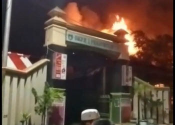 Kebakaran Gedung SMPN 1 Prabumulih Sumsel Hanguskan Dokumen Dana BOS