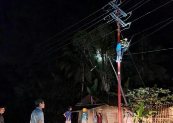 Pascaangin Kencang, Listrik di Kepulauan Nias Mulai Normal