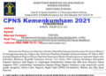 Hasil SKD CPNS 2021 di Kemenkumham Diumumkan