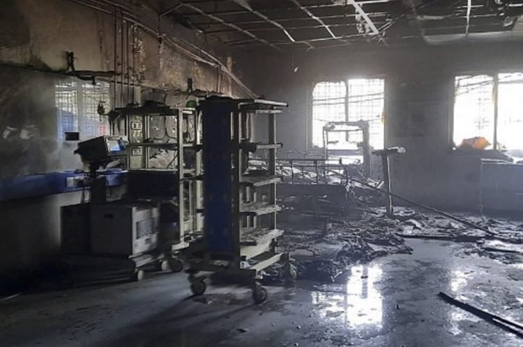 Kebakaran di Rumah Sakit di Maharashtra India, 10 Pasien Covid-19 Meninggal