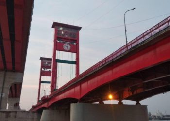 Jembatan Ampera Bakal Ditutup Jelang Pergantian Tahun