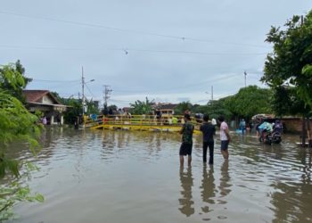 Hujan Deras, Kota Palembang Terendam Banjir