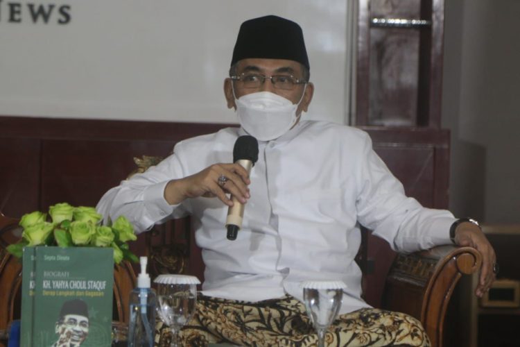 KH Yahya Cholil Staquf Jabat Ketua Umum PBNU 2021-2026.