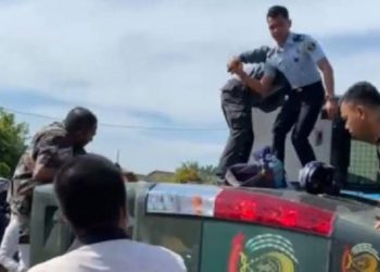 Mobil Lapas Perempuan Alami Kecelakaan Lalu Lintas di Muarojambi