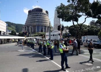 Jumlah Pedemo Antivaksin Selandia Baru Bertambah