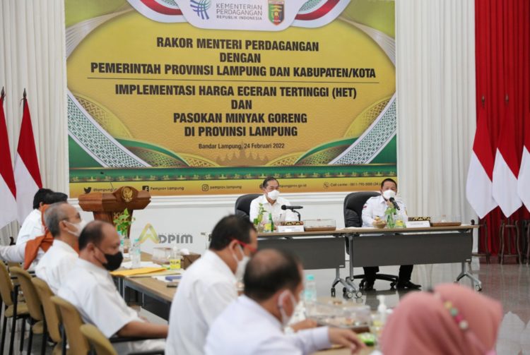 Mendag Pastikan Minyak Goreng di Lampung Normal Awal Maret