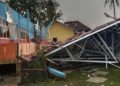 Puting Beliung Rusak Bangunan SD dan 7 Rumah di Banyuasin