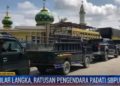 Antrean Mengisi Solar Terlihat di Pekanbaru