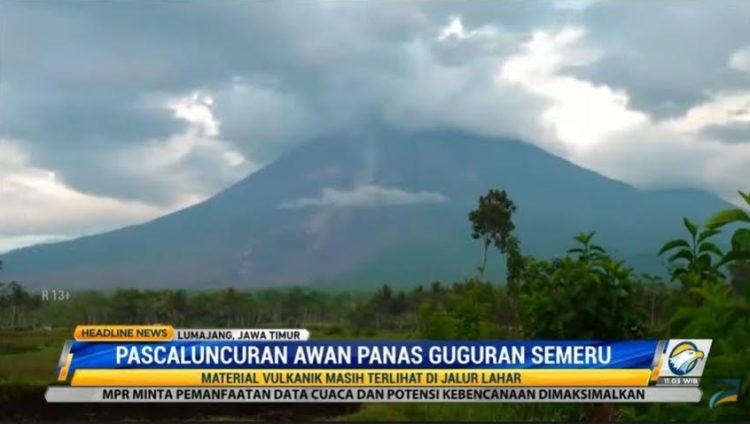 Aktivitas Gunung Semeru Masih Tinggi