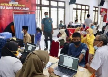 Vaksinasi Massal Pemerintah Aceh Sudah Sasar 97.682 Orang