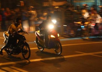 Polisi Bubarkan Balapan Liar di Bengkulu