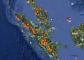 BMKG Deteksi 15 itik Api di Sumatra Utara