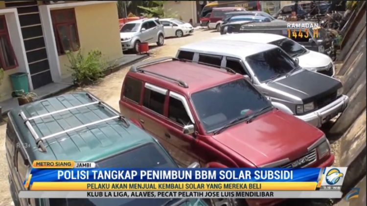 Polisi Tangkap Penimbun BBM Solar Subsidi di Jambi