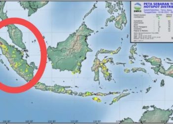 Dua Titik Ap Terdeteksi di Sumatra Utara
