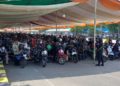 Ribuan Pemudik Bersepeda Motor Padati Pelabuhan Bakauheni