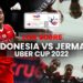 Tim Uber Indonesia Tekuk Jerman dengan Skor 5-0