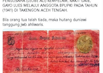 Hoaks! Bukti Kuitansi Utang Soekarno 400 Kg Emas dari Pengusaha Aceh