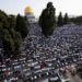Ribuan Umat Muslim Salat Iduladha di Masjid Al Aqsa