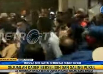 Muscab DPD Partai Demokrat Sumut Ricuh