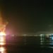 Kapal Barang Malaysia Terbakar di Batam