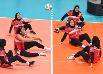 Tim Voli Duduk Putri Indonesia Menang Mudah atas Kamboja