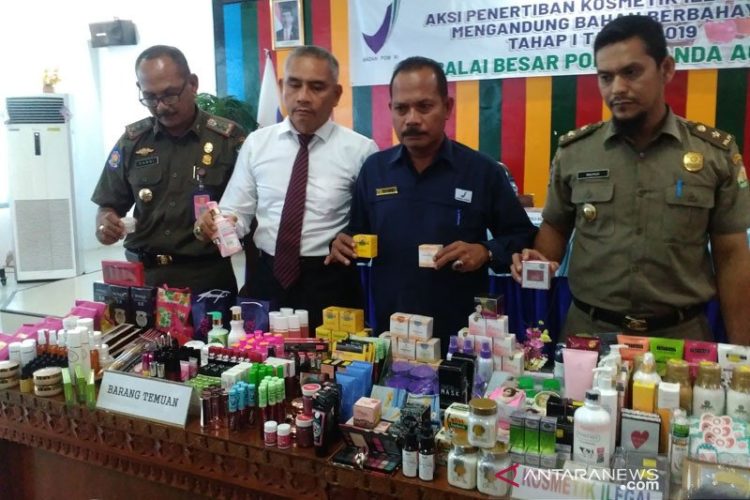 2.920 Kosmetik Ilegal di Aceh Disita BBPOM