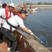 Kemenhub Melaksanakan Gerakan Bersih Laut dan Pantai di Palembang
