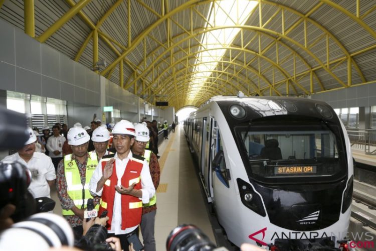 Penumpang LRT Sumsel Alami Peningkatan